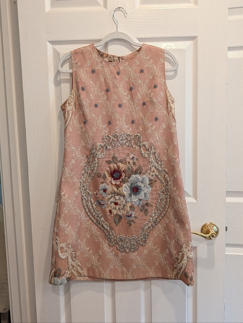 Vintage Beaded A-Line Dress